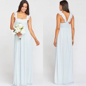 Show Me Your MuMu Light Blue Maxi Dress